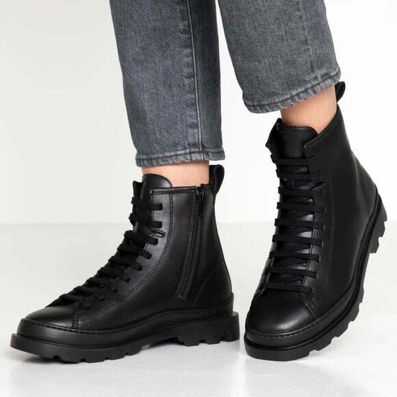 NWT Camper Brutus Black Ankle boots